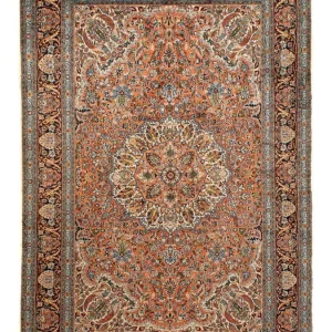 Jedwabny dywan - Kashmir Silk - 182 x 121 cm - jasnobrązowy