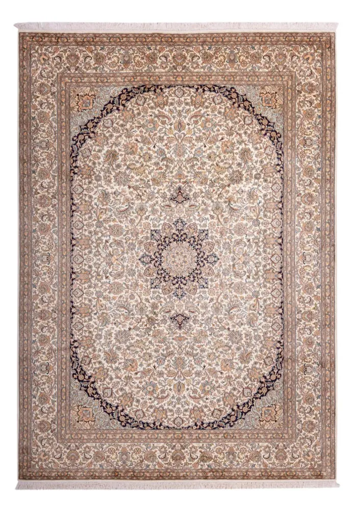 Jedwabny dywan - Kashmir Silk - 309 x 217 cm - piaskowy