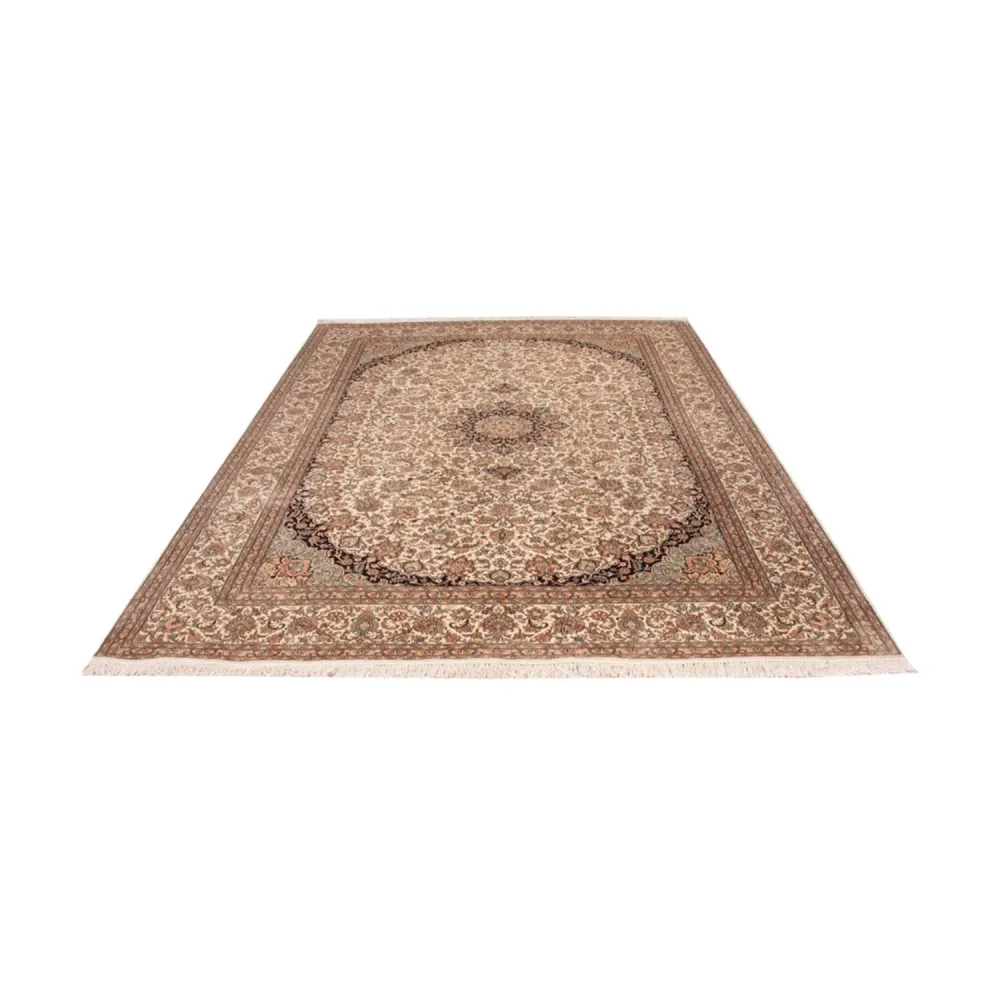 Jedwabny dywan - Kashmir Silk - 309 x 217 cm - piaskowy