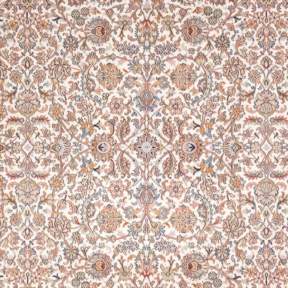Jedwabny dywan - Kashmir Silk - 318 x 216 cm - ciemny beż