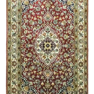 Jedwabny dywan - Kashmir Silk - 95 x 63 cm - czerwony