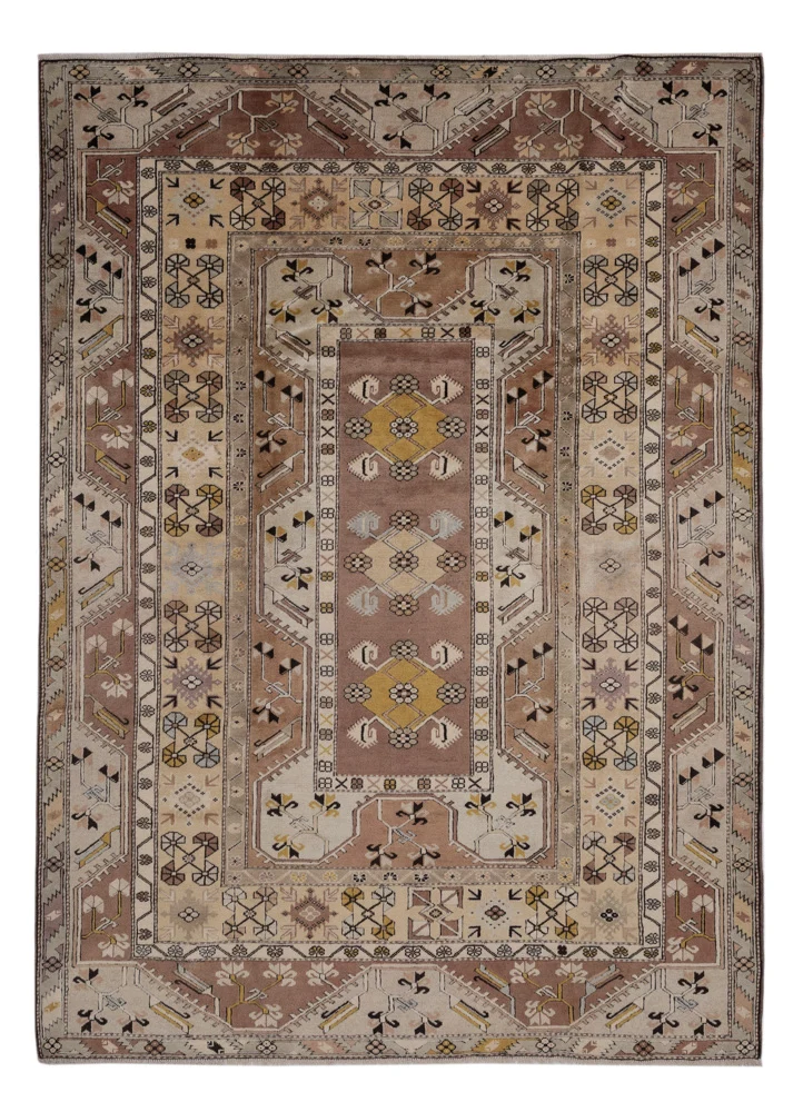 Jedwabny dywan - Kayseri - 280 x 200 cm - jasny beż