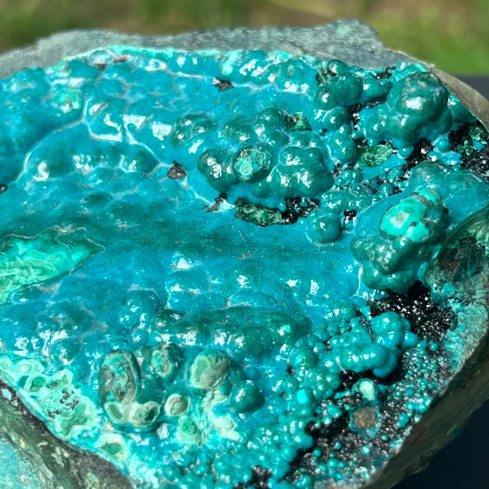 Klaster XL Botrioidal CrisoCola Brute Stone Model 2