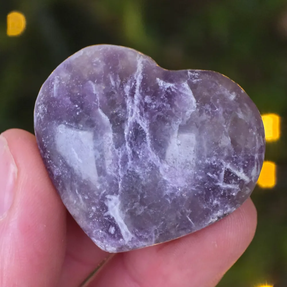 Lepidolite Heart M9