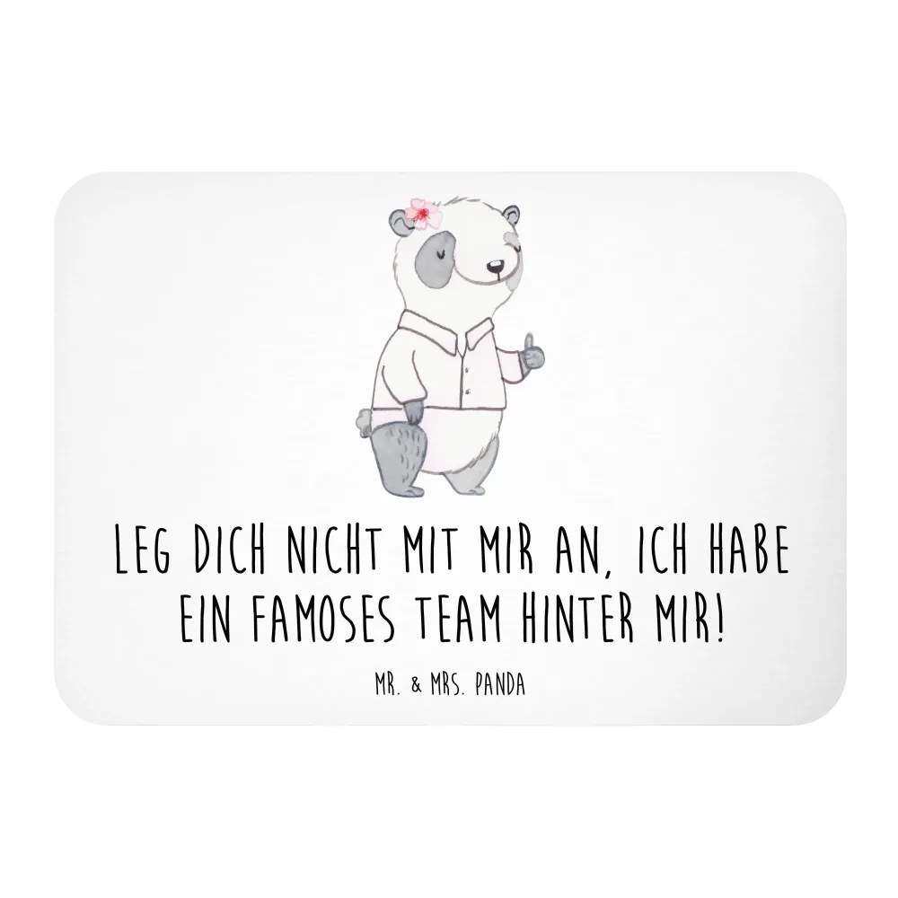 Magnes Leg dich nicht mit mir , ich habe ein famoses Team hinter mir!