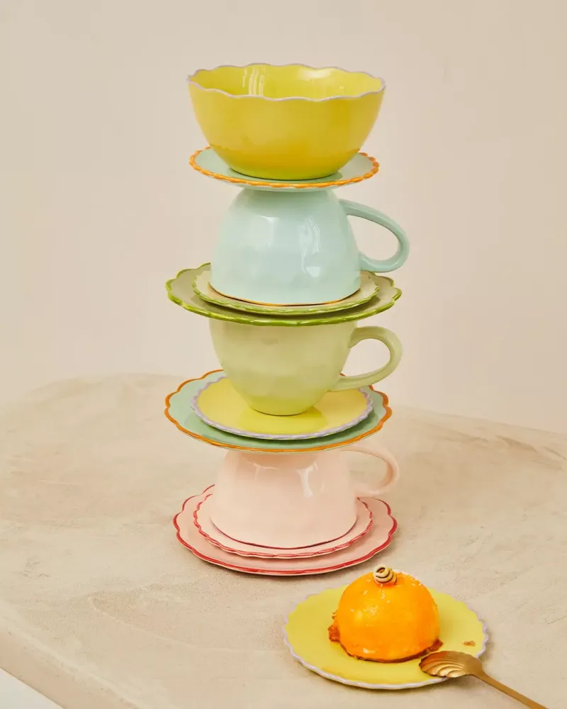 Miska ceramiczna GOOD MORNING żółty