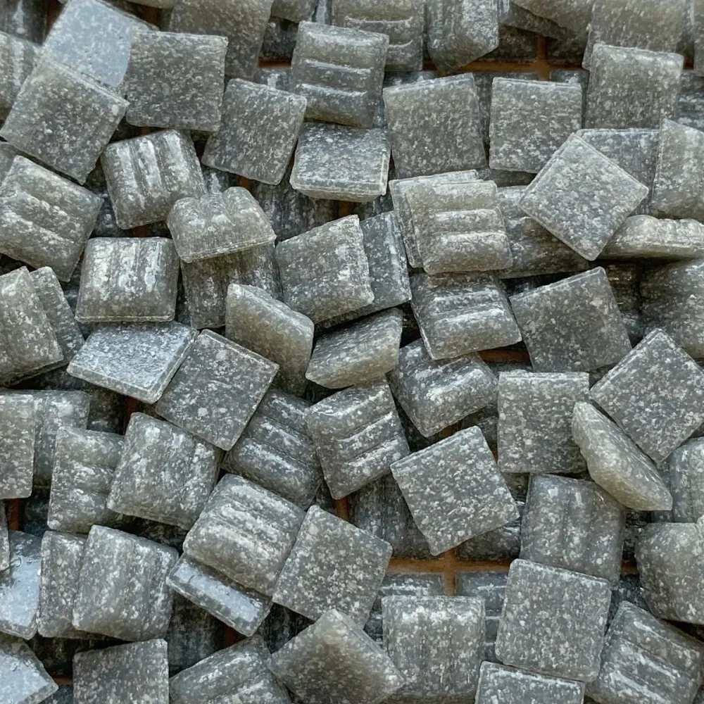 Mozaika szklana 10mm ciemnoszara