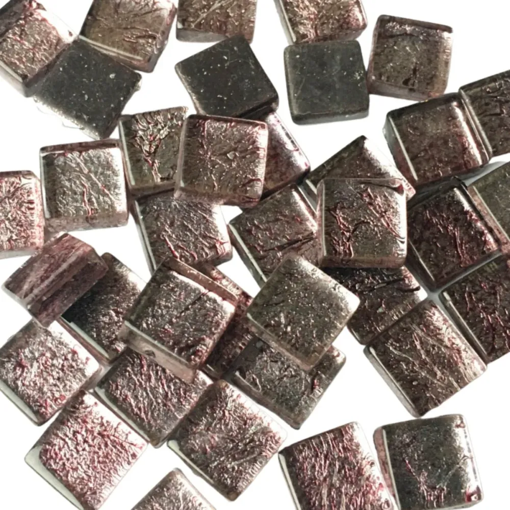 Mozaika szklana lustro 10mm Granat
