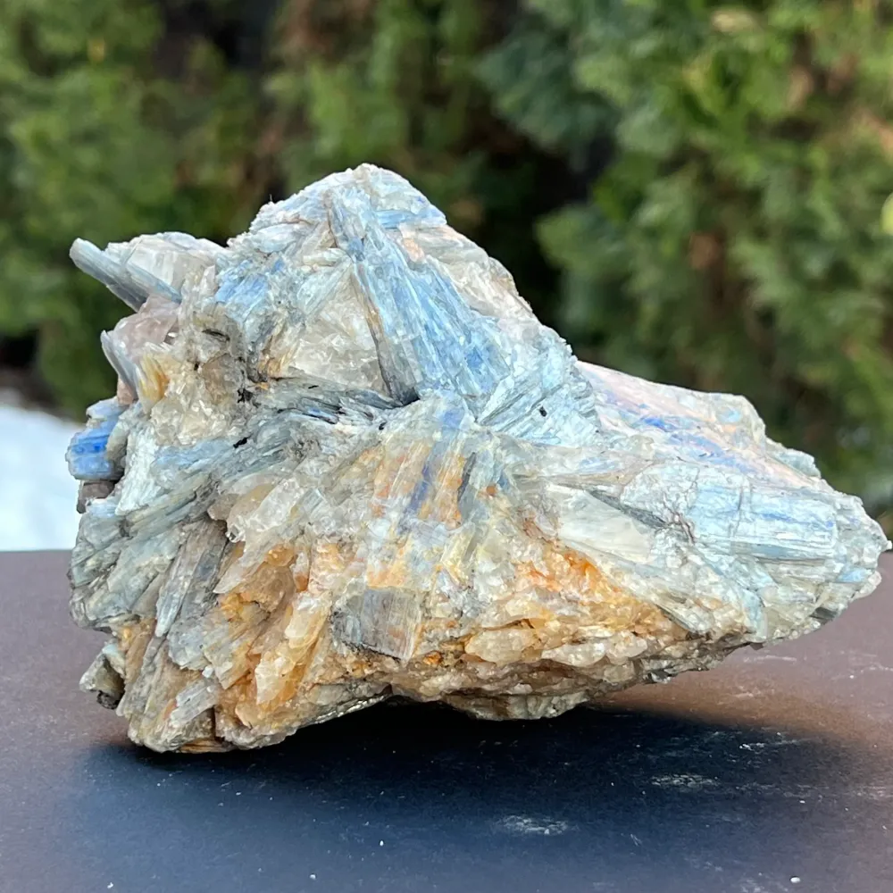 Nieoszlifowany kamień Blue Kianite (Kyanite) z Zimbabwe Model c2/2