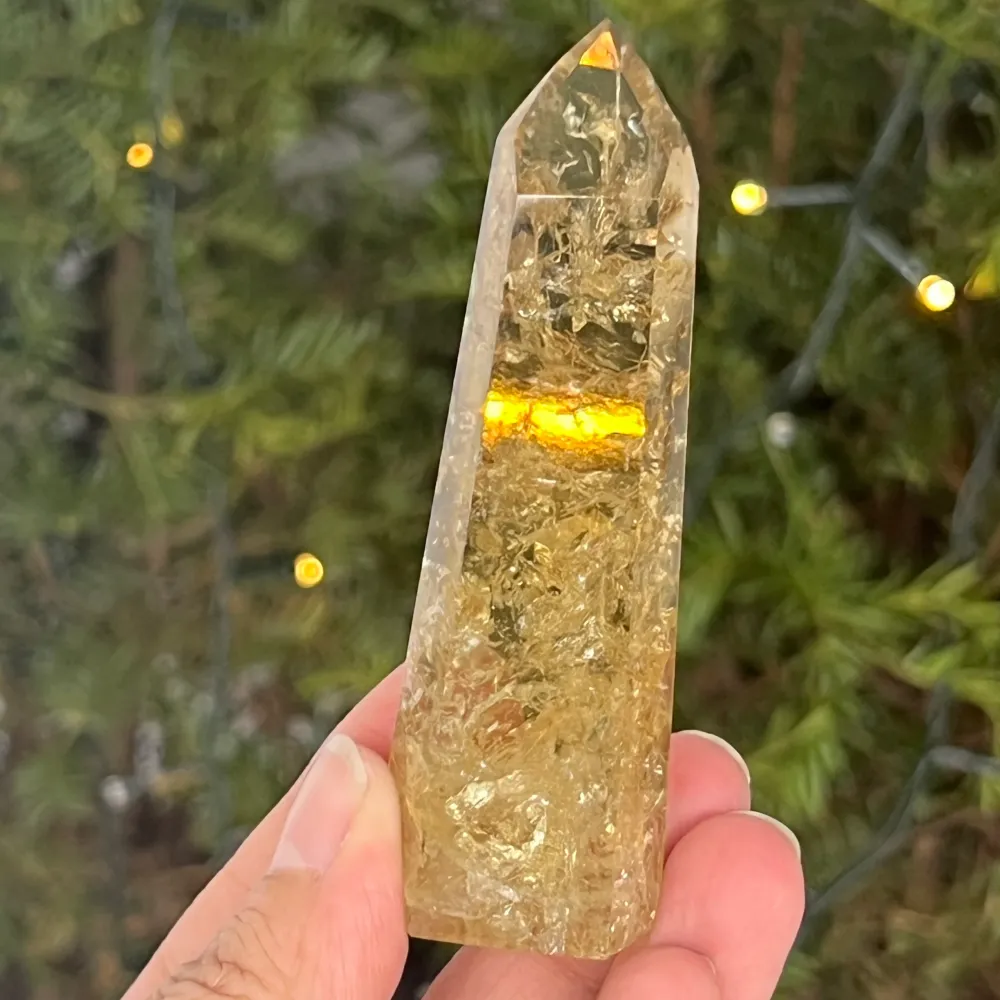 Obelisk cytryn Brazylia Extra jakość AAA | Modelka 18