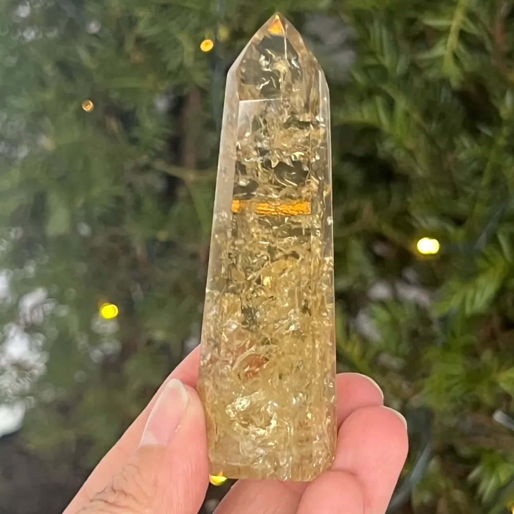 Obelisk cytryn Brazylia Extra jakość AAA | Modelka 18