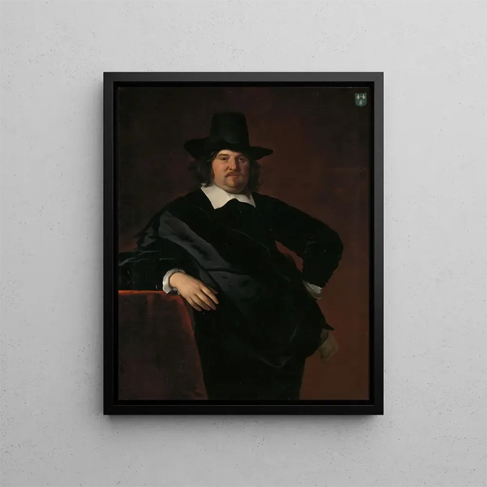 Obraz Abraham de Visscher 1605-67 handlarz z Amsterdamu i dyrektor Holenderskiej Kompanii Wschodnioindyjskiej - Abraham La...
