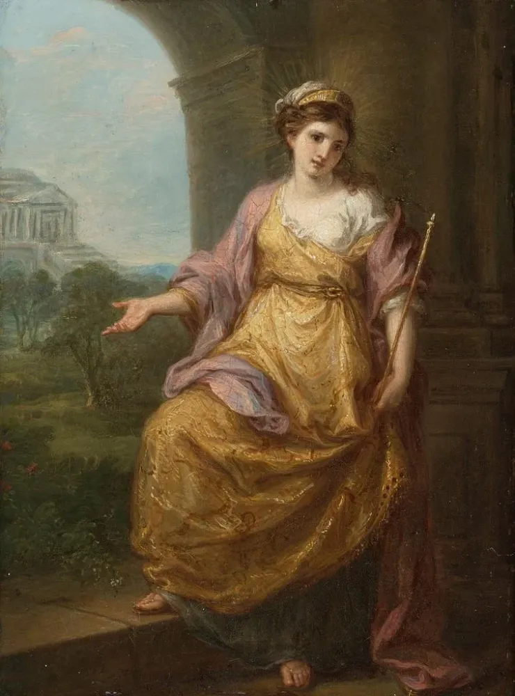 Obraz Alegoria kobieca - Angelica Kauffman | Druk artystyczny