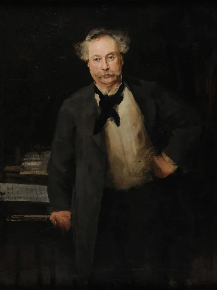 Obraz Alexandre Dumas fils - Alfred Philippe Roll | Druk artystyczny