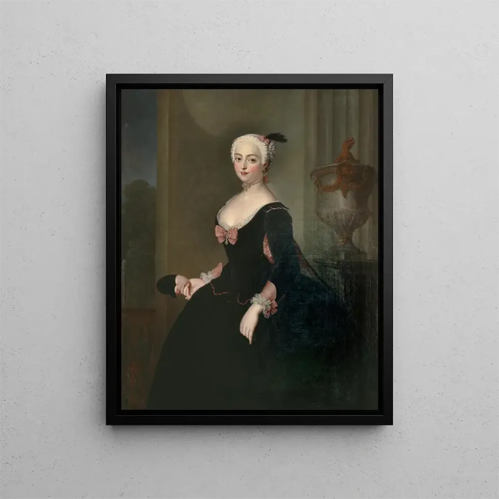 Obraz Anna Elisabeth von der Schulenburg - Antoine Pesne | Druk artystyczny