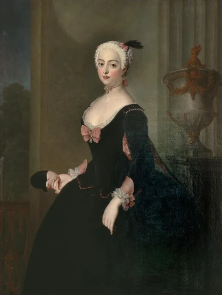 Obraz Anna Elisabeth von der Schulenburg - Antoine Pesne | Druk artystyczny