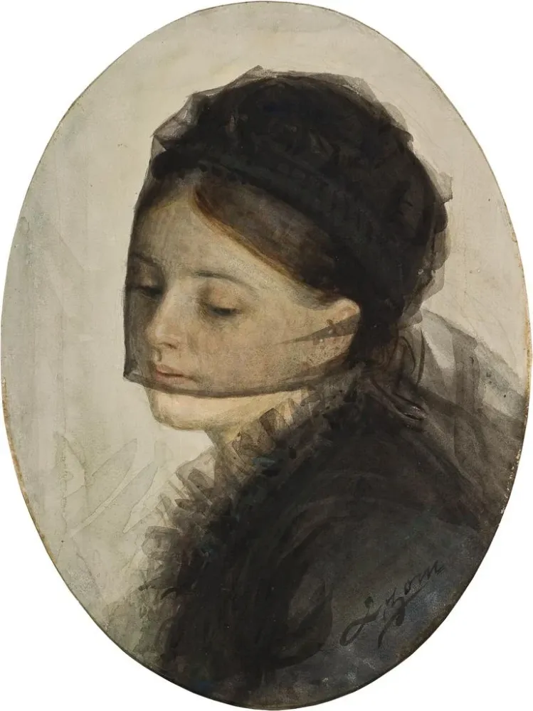 Obraz w żłobie - Anders Zorn | Druk artystyczny