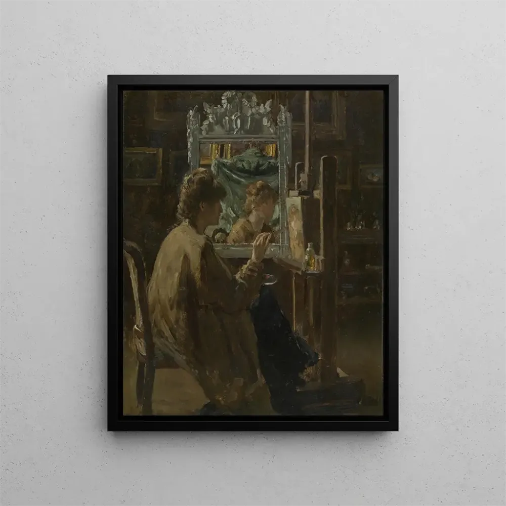 Obraz Artysta w swoim atelier - Alfred Stevens | Druk artystyczny