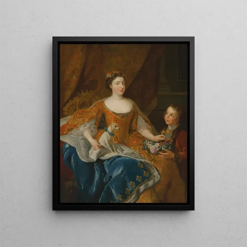 Obraz Augusta Marie Jeanne de Baden-Baden księżnej d'Orléans - Alexis Simon Belle | Druk artystyczny