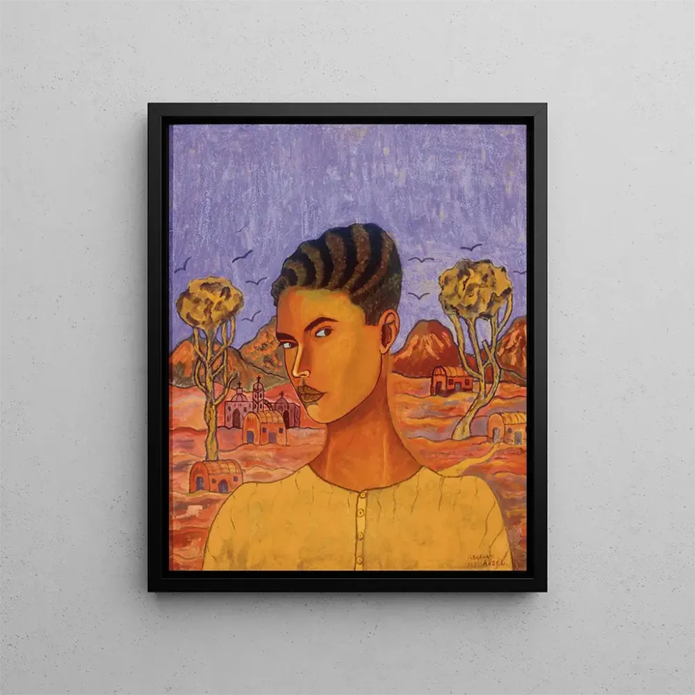 Obraz Autoportret - Abraham Ángel | Druk artystyczny