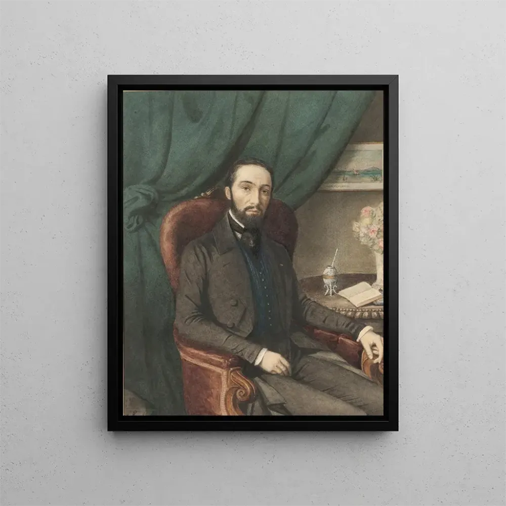 Obraz autoportret - Adolphe Hastrel de Rivedoux | Druk artystyczny