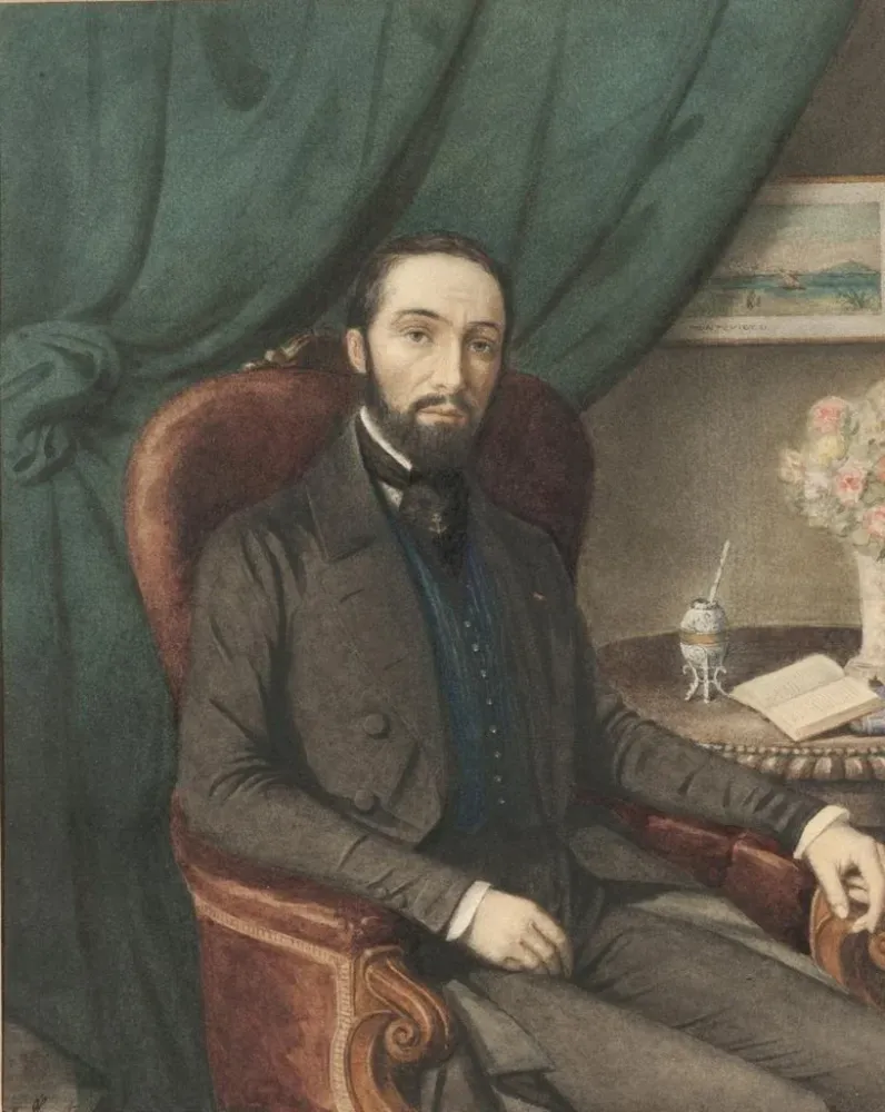 Obraz autoportret - Adolphe Hastrel de Rivedoux | Druk artystyczny