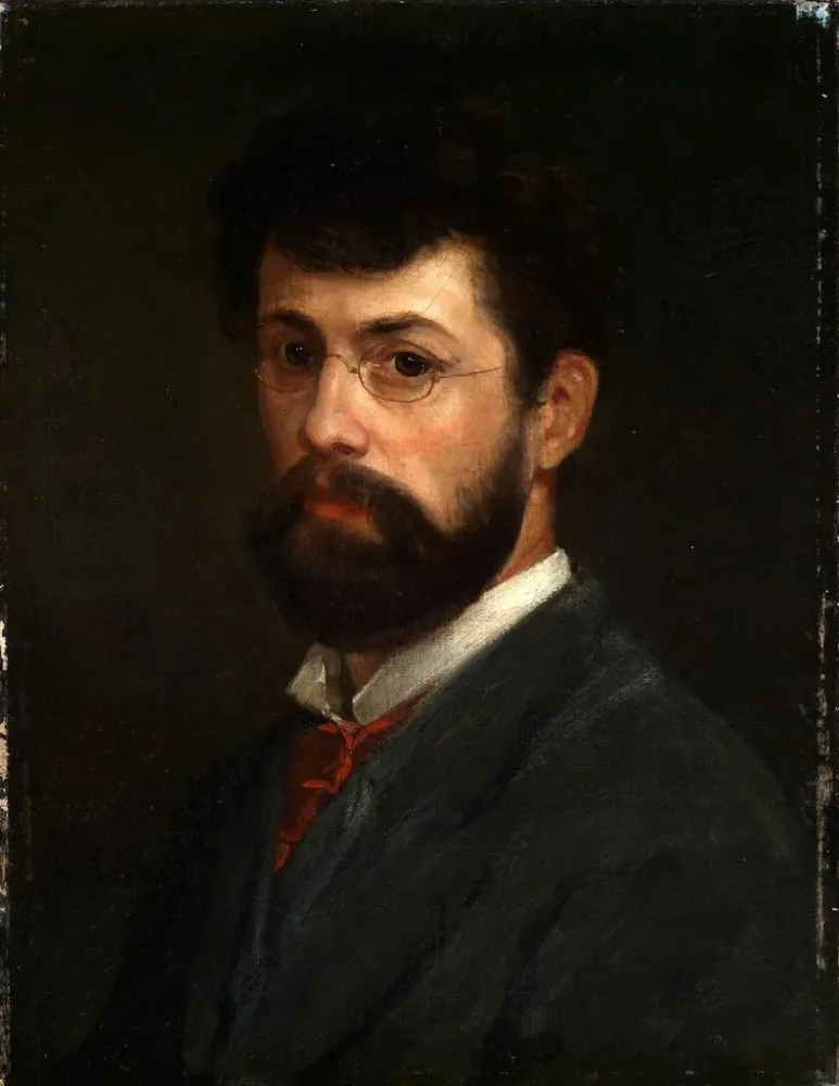 Obraz Autoportret - Albert Lang | Druk artystyczny