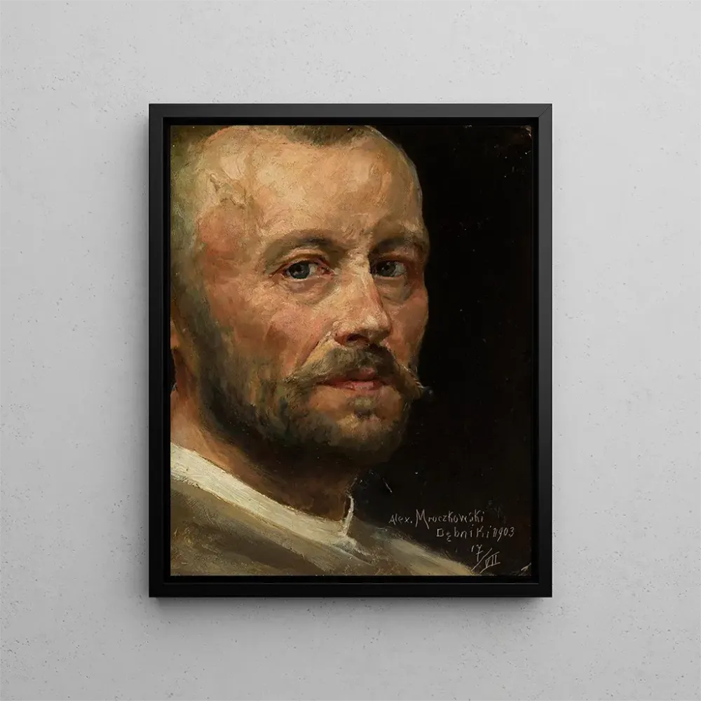 Obraz Autoportret - Aleksander Mroczkowski | Druk artystyczny