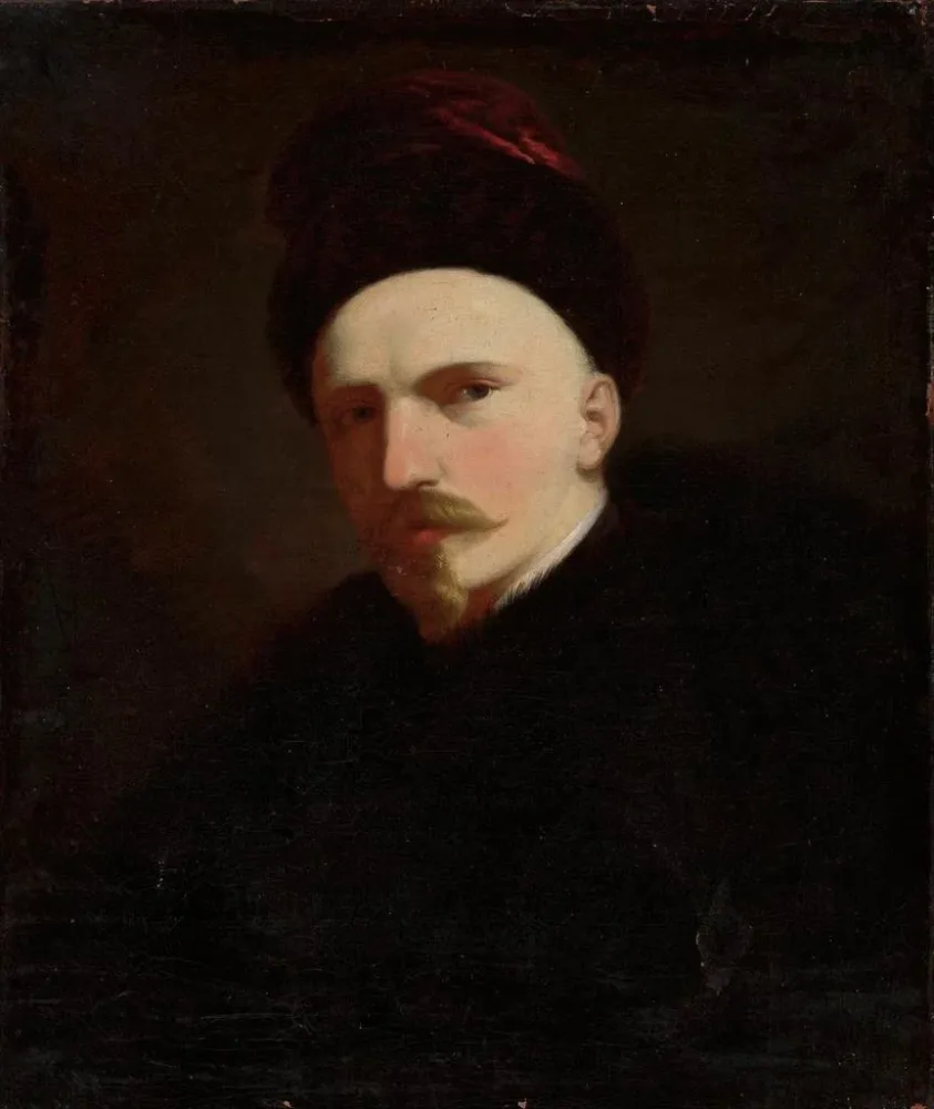 Obraz Autoportret - Aleksander Rycerski | Druk artystyczny