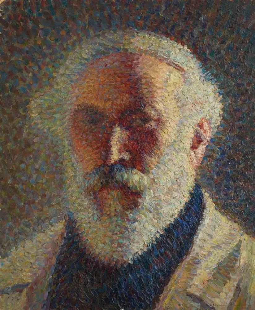 Obraz Autoportret z białą brodą - Henri Martin | Druk artystyczny