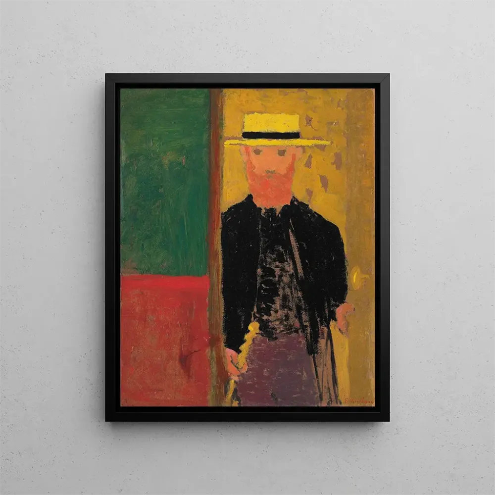 Obraz Autoportret z laską i kapeluszem – Édouard Vuillard | Druk artystyczny