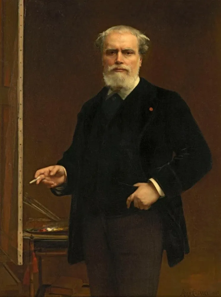 Obraz autoportretu - Alexandre Cabanel | Druk artystyczny