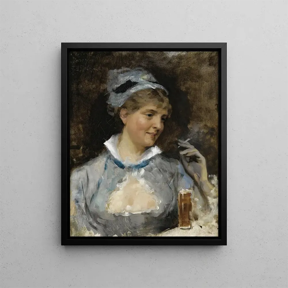 Obraz Au Bar - Albert Edelfelt | Druk artystyczny