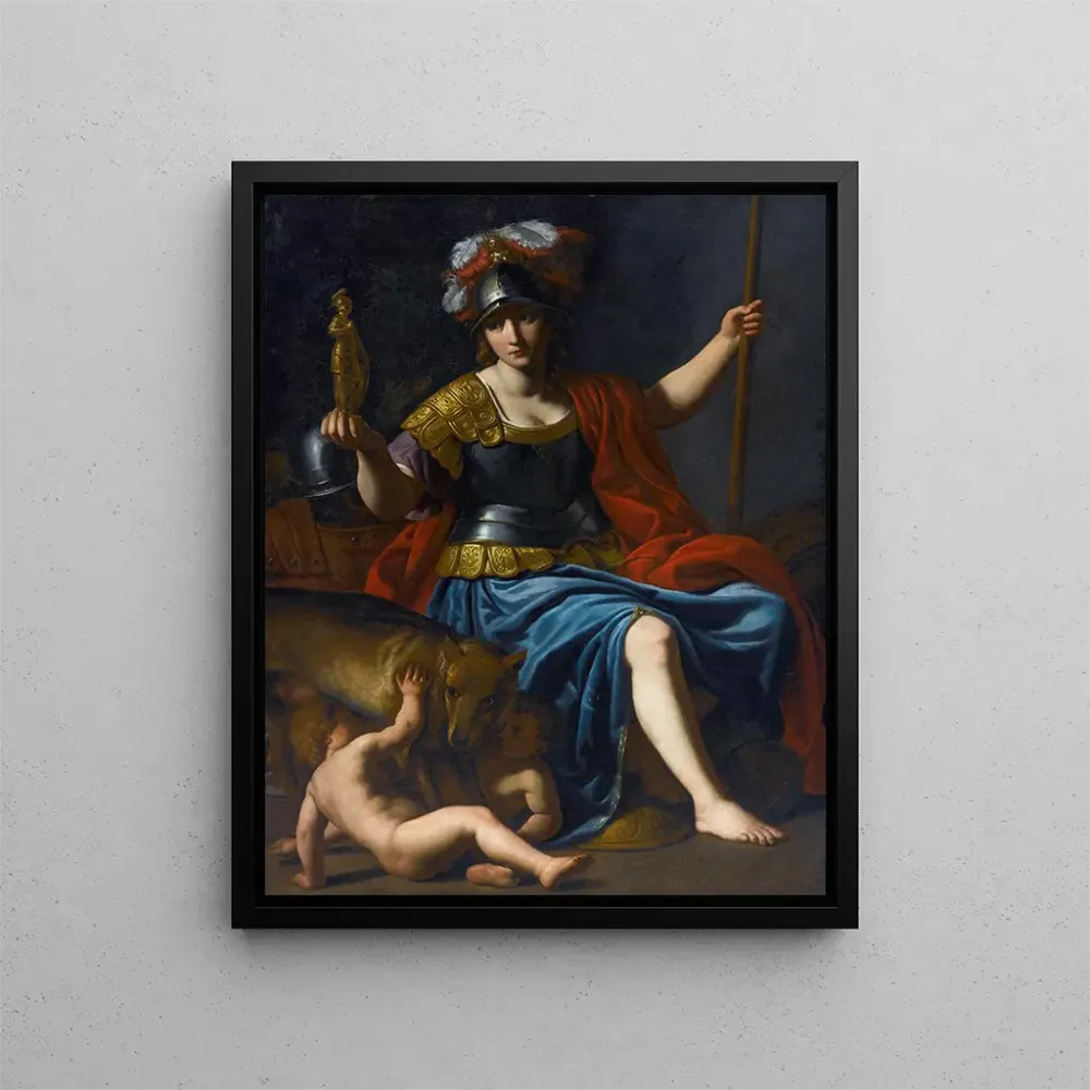 Obraz Bellone z Romulusem i Remusem - Alessandro Turchi | Druk artystyczny