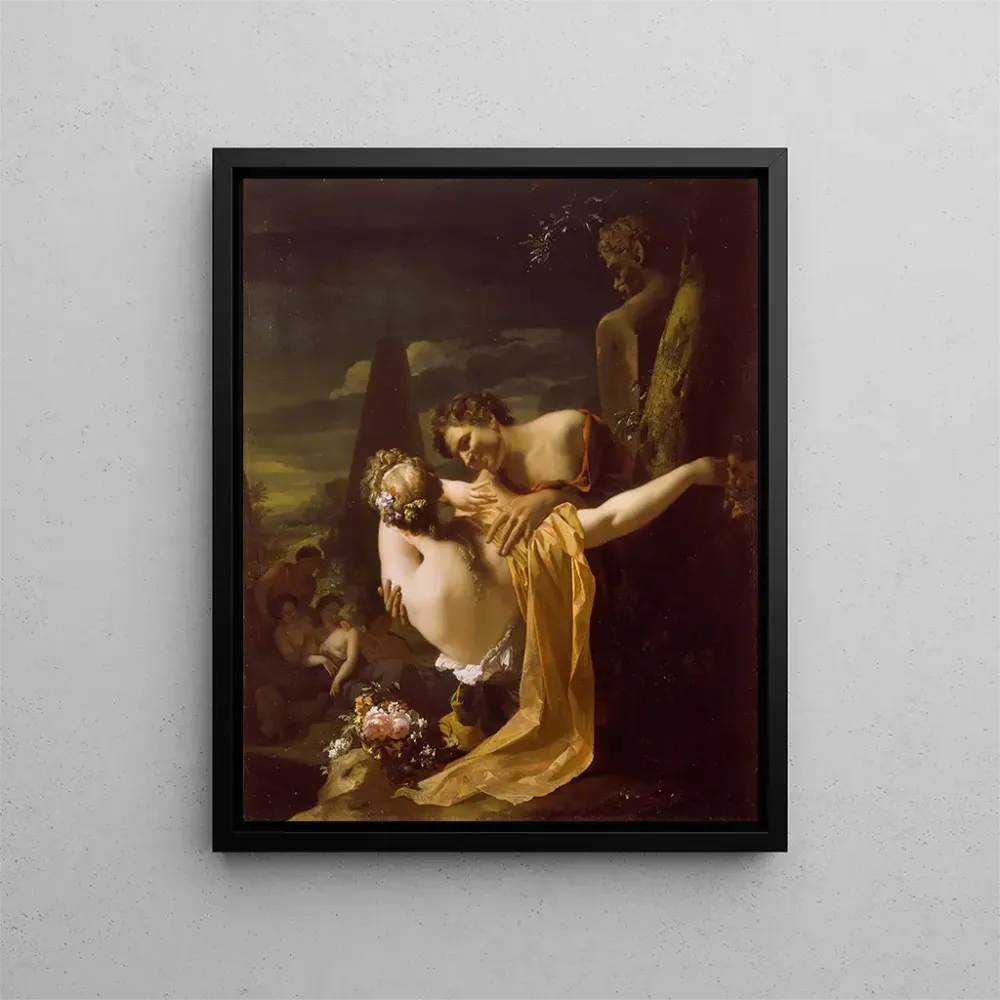 Obraz Berger i bergière - Adriaen van der Werff | Druk artystyczny