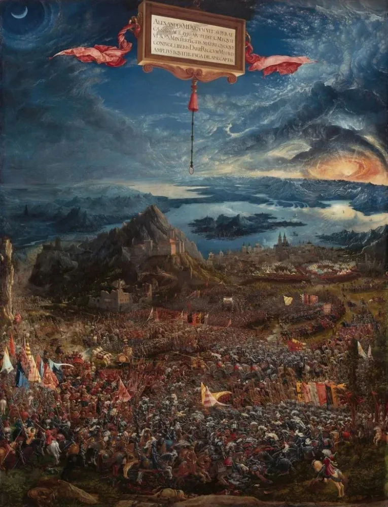 Obraz Bitwa Aleksandra pod Issos - Albrecht Altdorfer | Druk artystyczny