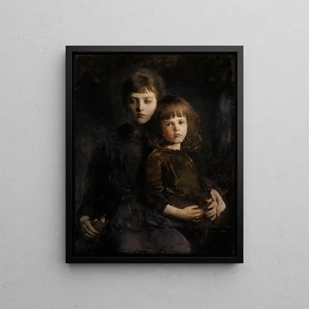Obraz Brat i siostra Mary i Gerald Thayer - Abbott Handerson Thayer | Druk artystyczny