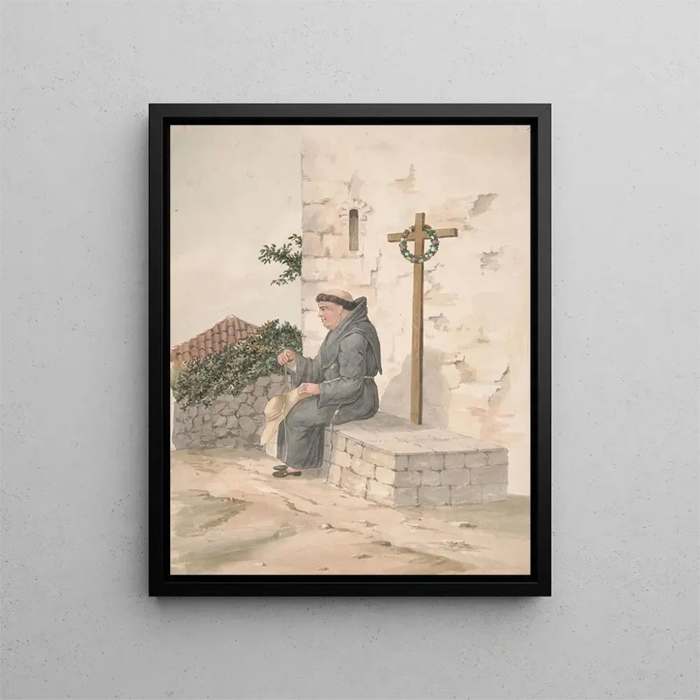 Obraz Brata Franciszkanina - Alfred Diston | Druk artystyczny