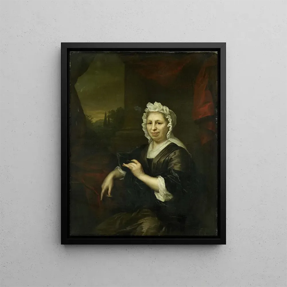 Obraz Brechje Hooft 1640-1721 Wdowa po Harmen van de Poll - Arnold Boonen | Druk artystyczny