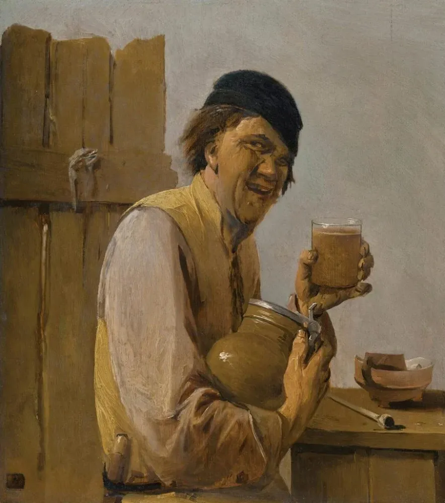 Obraz Le buveur - Abraham Diepraam | Druk artystyczny