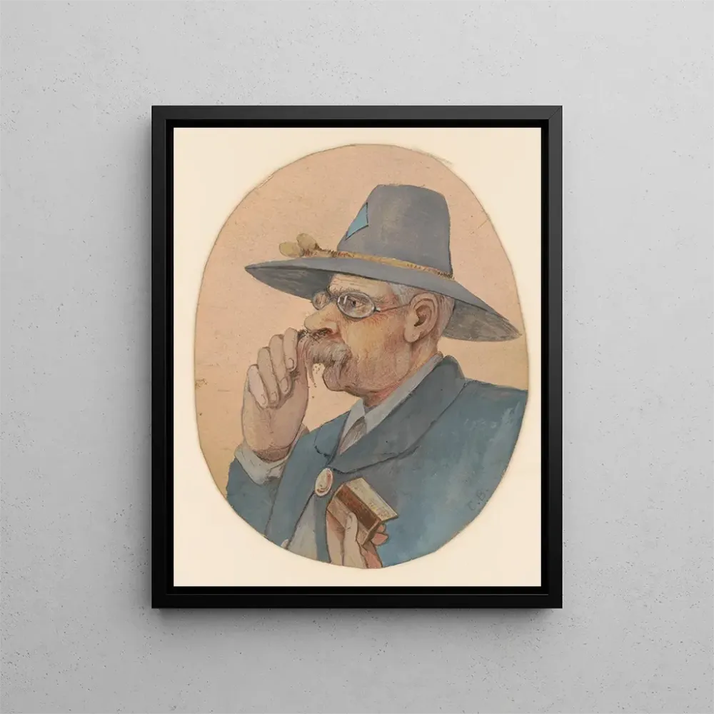 Obraz Carl Bayer, intendant de l'hôpital de la société - Adolph Metzner