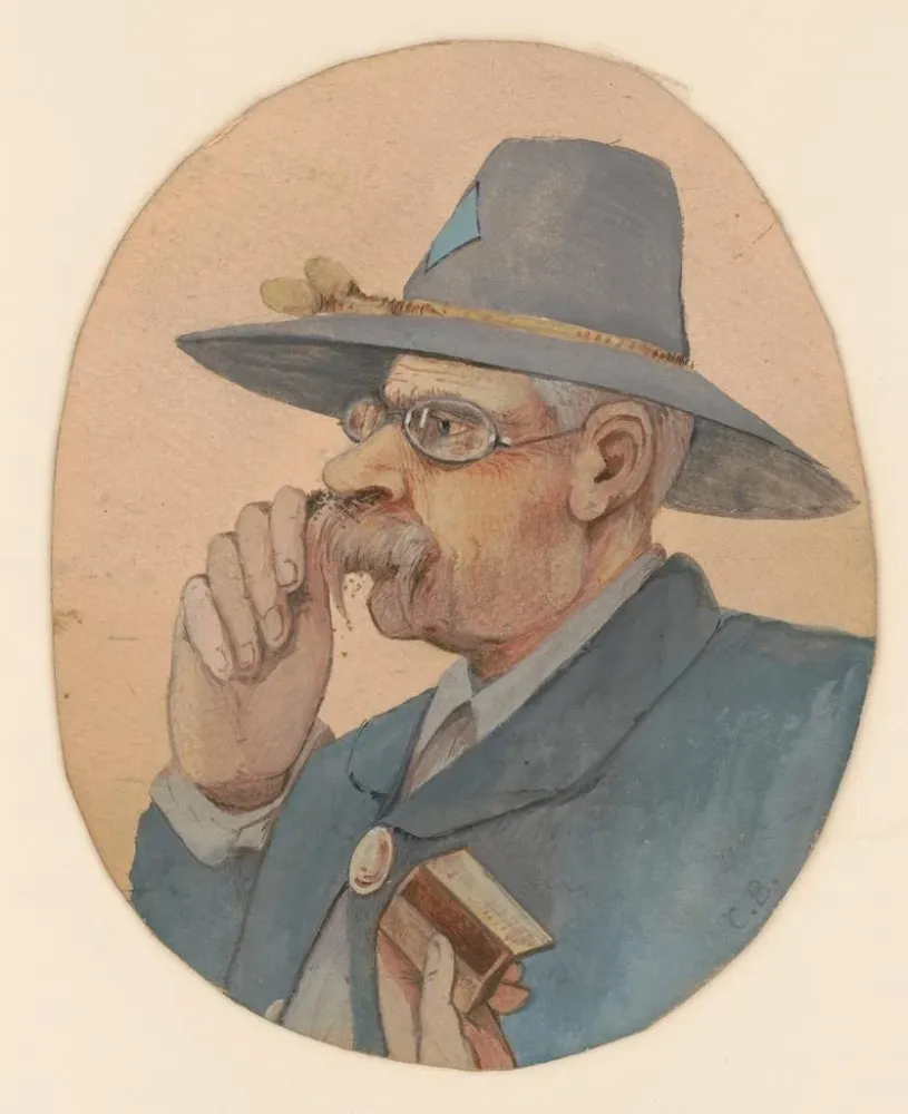 Obraz Carl Bayer, intendant de l'hôpital de la société - Adolph Metzner