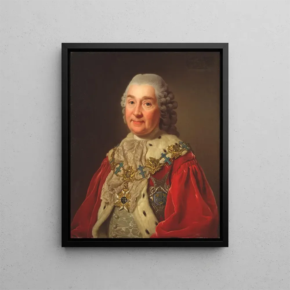 Obraz Carl Fredrik Scheffer 1715-1786 hrabia i doradca stanu - Alexander Roslin | Druk artystyczny