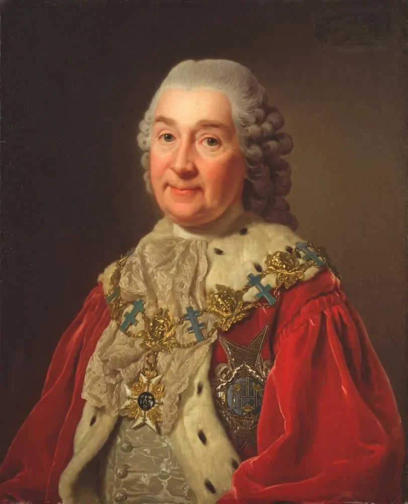 Obraz Carl Fredrik Scheffer 1715-1786 hrabia i doradca stanu - Alexander Roslin | Druk artystyczny