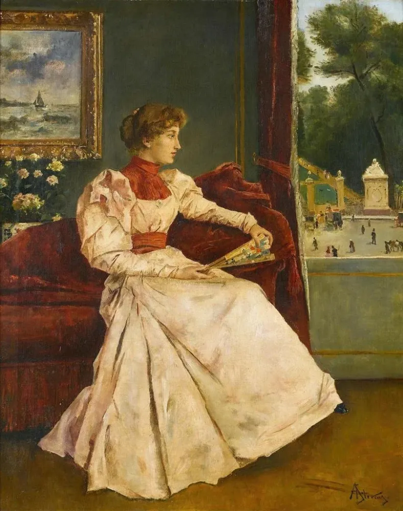 Obraz Chez soi - Alfred Stevens | Druk artystyczny