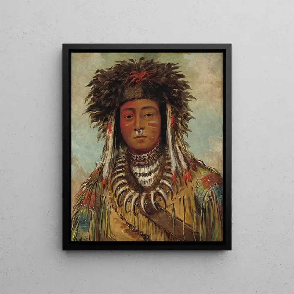 Obraz Chłopiec szef Ojibwé - George Catlin | Druk artystyczny