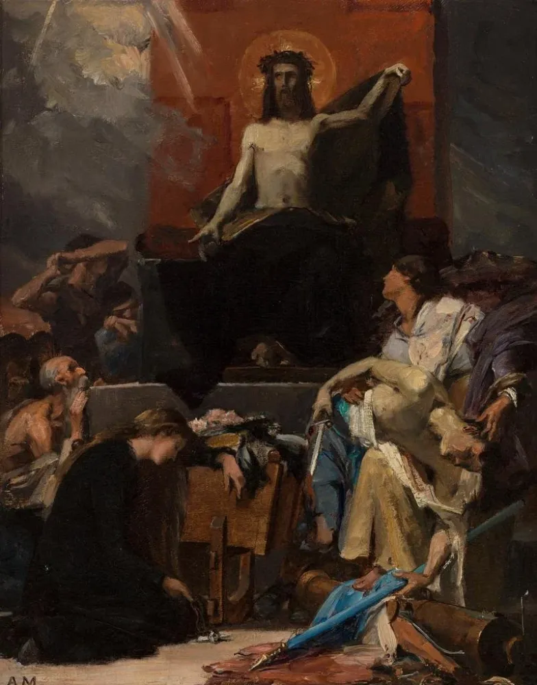 Obraz Le Christ Rédempteur : Le Christ appelle les affligés - Albert Pierre - René Maignan | Druk artystyczny