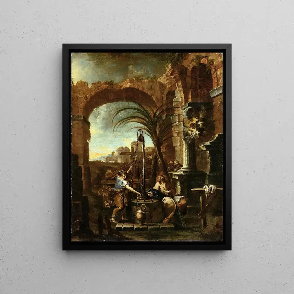 Obraz Le Christ et la Samaritaine - Alessandro Magnasco | Druk artystyczny