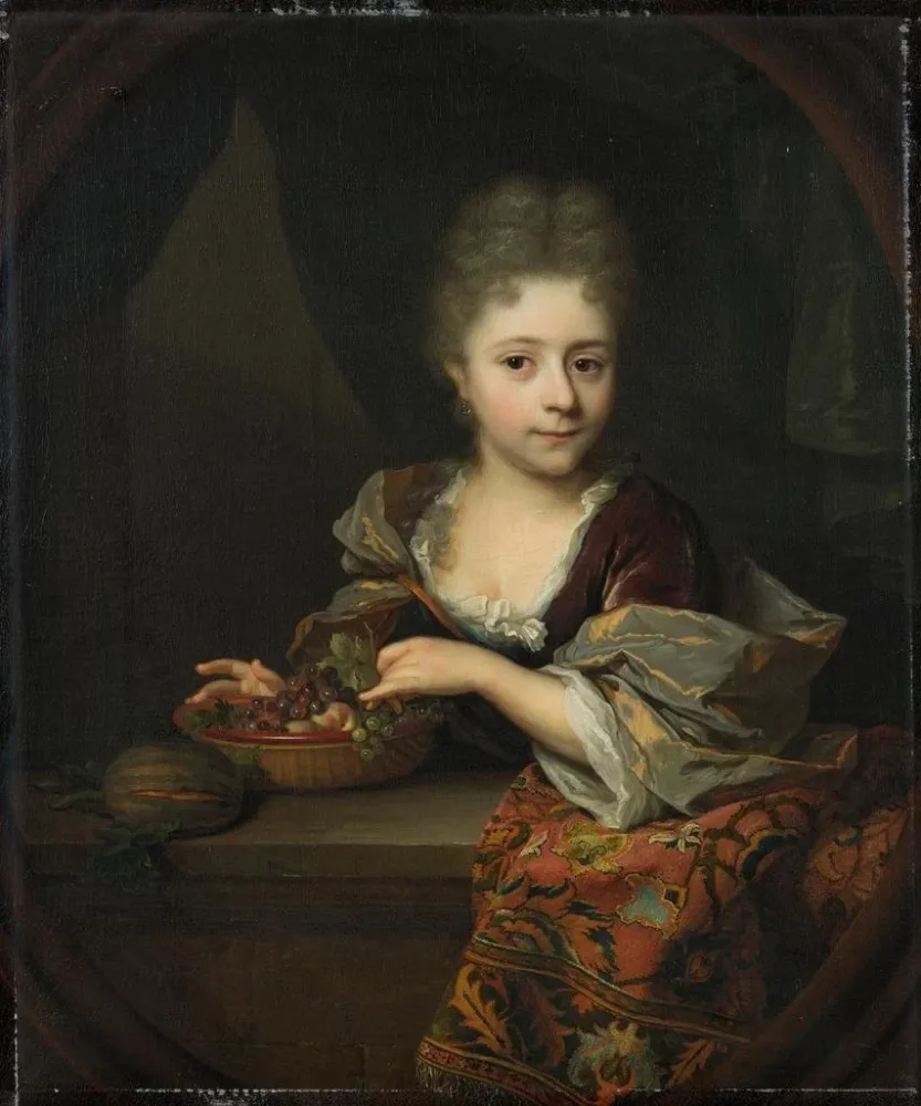 Obraz Christina Johanna Backer 1688-1737 - Arnold Boonen | Druk artystyczny