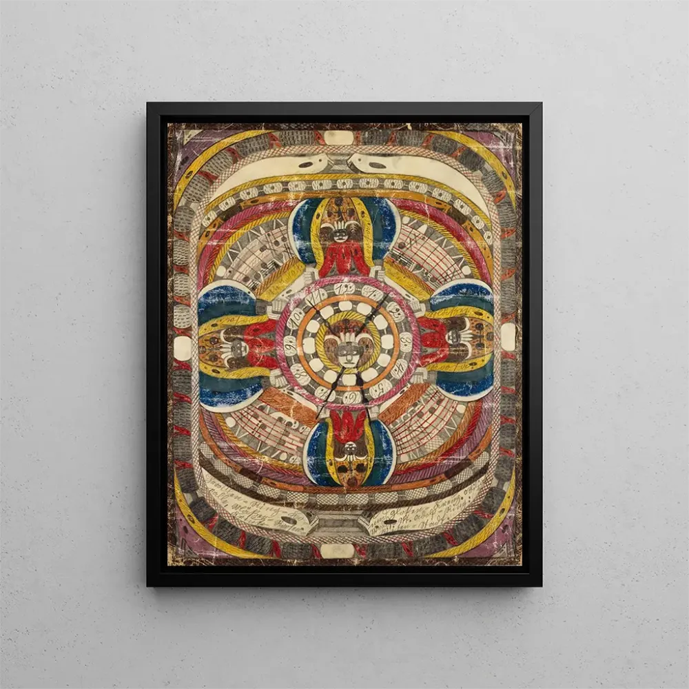 Obraz ChrooslenRingKoralle MerRoosenKreuz und GlokenKreuz OttiliaWaldSkt AdolfRing RiisenStadt - Adolf Wölfli | Druk artys...